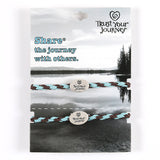 Share® TYJ® Bracelets (Chocolate/Sky) - Trust Your Journey