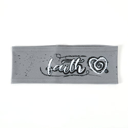 Headband-One Word; Faith, Gratitude, Believe, Strength