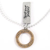 Strong Women Necklace - Trust Your Journey