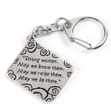Strong Women Keychain - Trust Your Journey