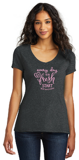 TYJ® Every Day Is A Fresh Start V-Neck