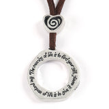 The Meaning of Life Necklace - Trust Your Journey
