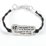The Meaning of Life Bracelet - Trust Your Journey