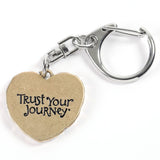 Voice of the Heart Keychain - Trust Your Journey