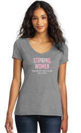 Strong Women Short Sleeve Tee-Grey - Trust Your Journey