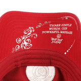 The Message Hat-Red - Trust Your Journey