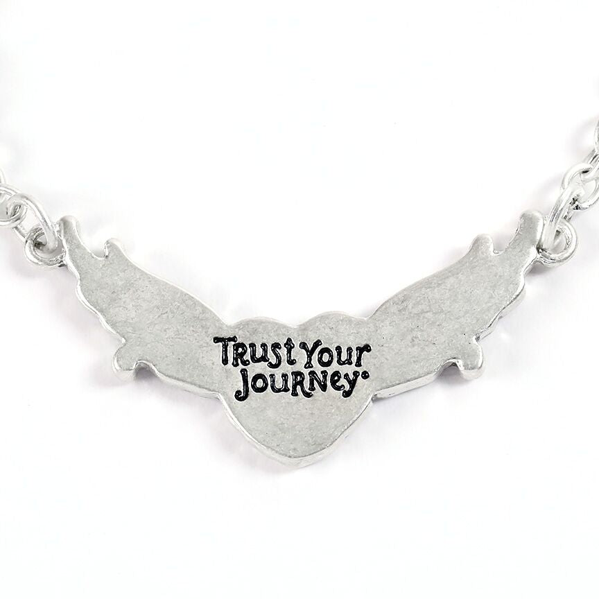 trust your journey necklace